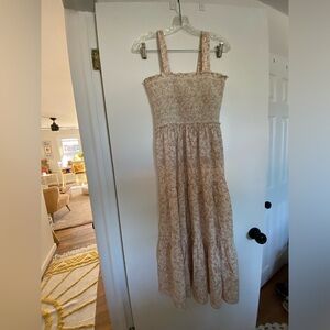 Blu Pepper Floral MIDI Dress